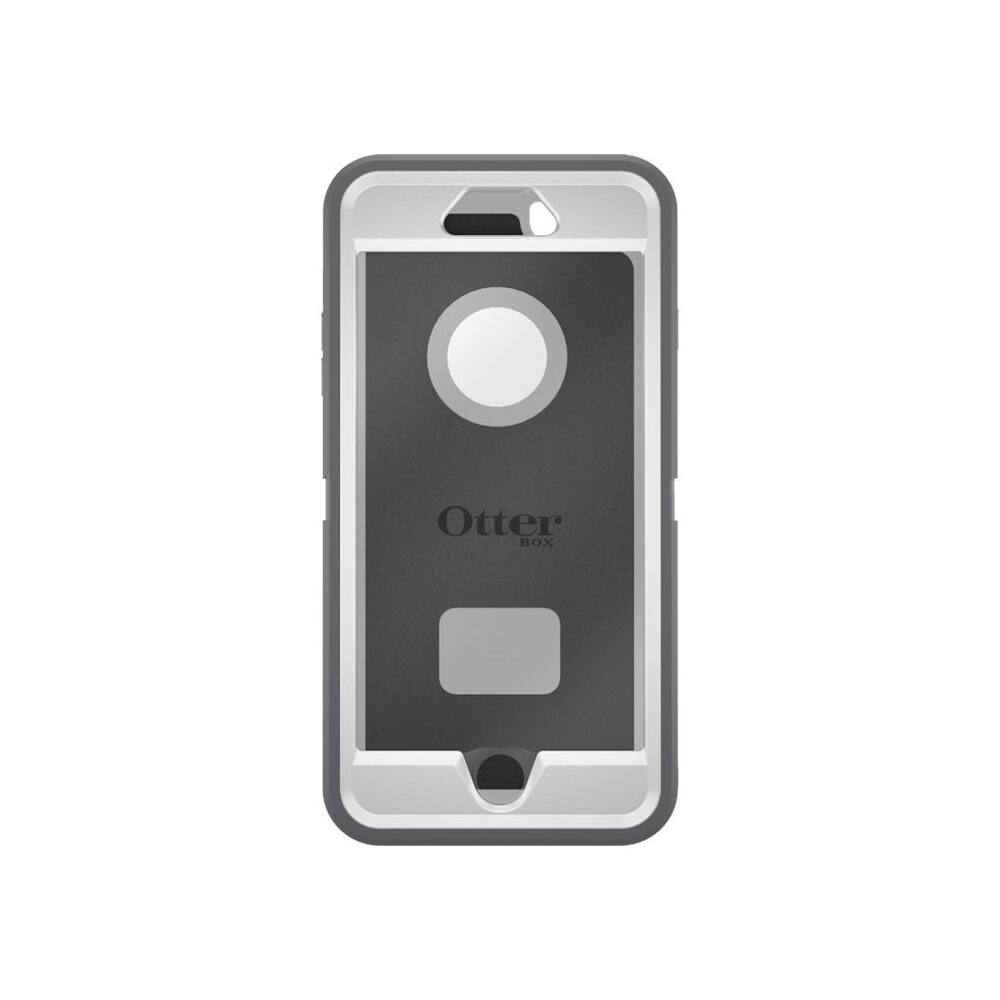 Front. OtterBox - Defender Series Protective Case for Apple iPhone 6 Plus - Glacier.