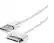 Front. Insignia™ - Apple MFi Certified 4' 30-Pin Charge-and-Sync Cable - White.