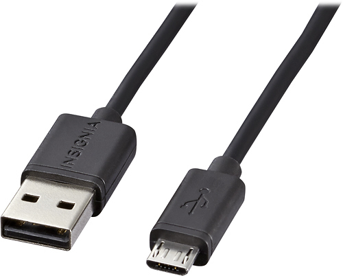 4' Micro USB Charge-and-Sync Black NS-MCDT2 - Best Buy