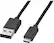 Front. Insignia™ - 4' Micro USB Charge-and-Sync Cable - Black.