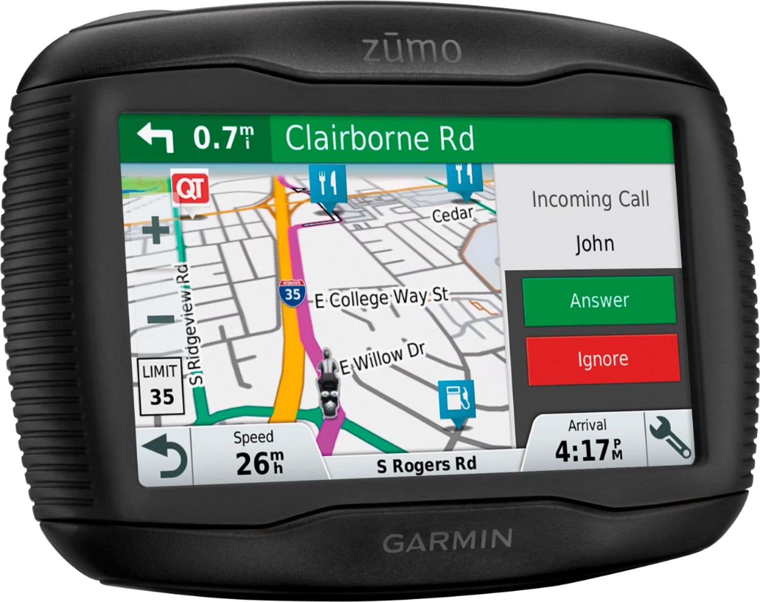 Garmin zumo 395LM; GPS with Built-In Bluetooth, Lifetime Map Updates Black 010-01602-00 - Best