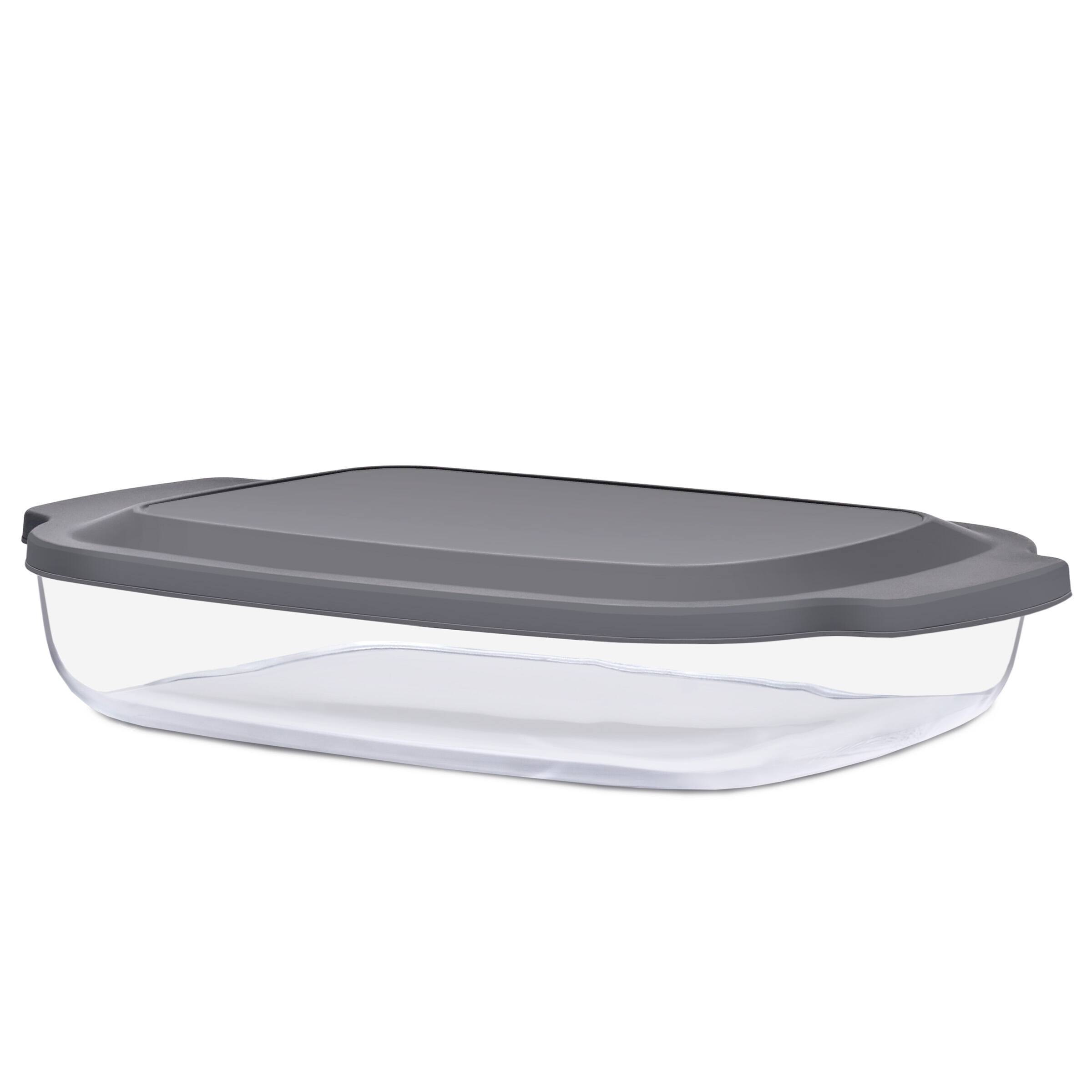 Alt View 10. Sorbus - Sorbus Rectangular Glass Baking Dish with Lids - Deep Glass Bakeware for Lasagna, Casserole, Baking, Borosilicate, Oven - Clear.