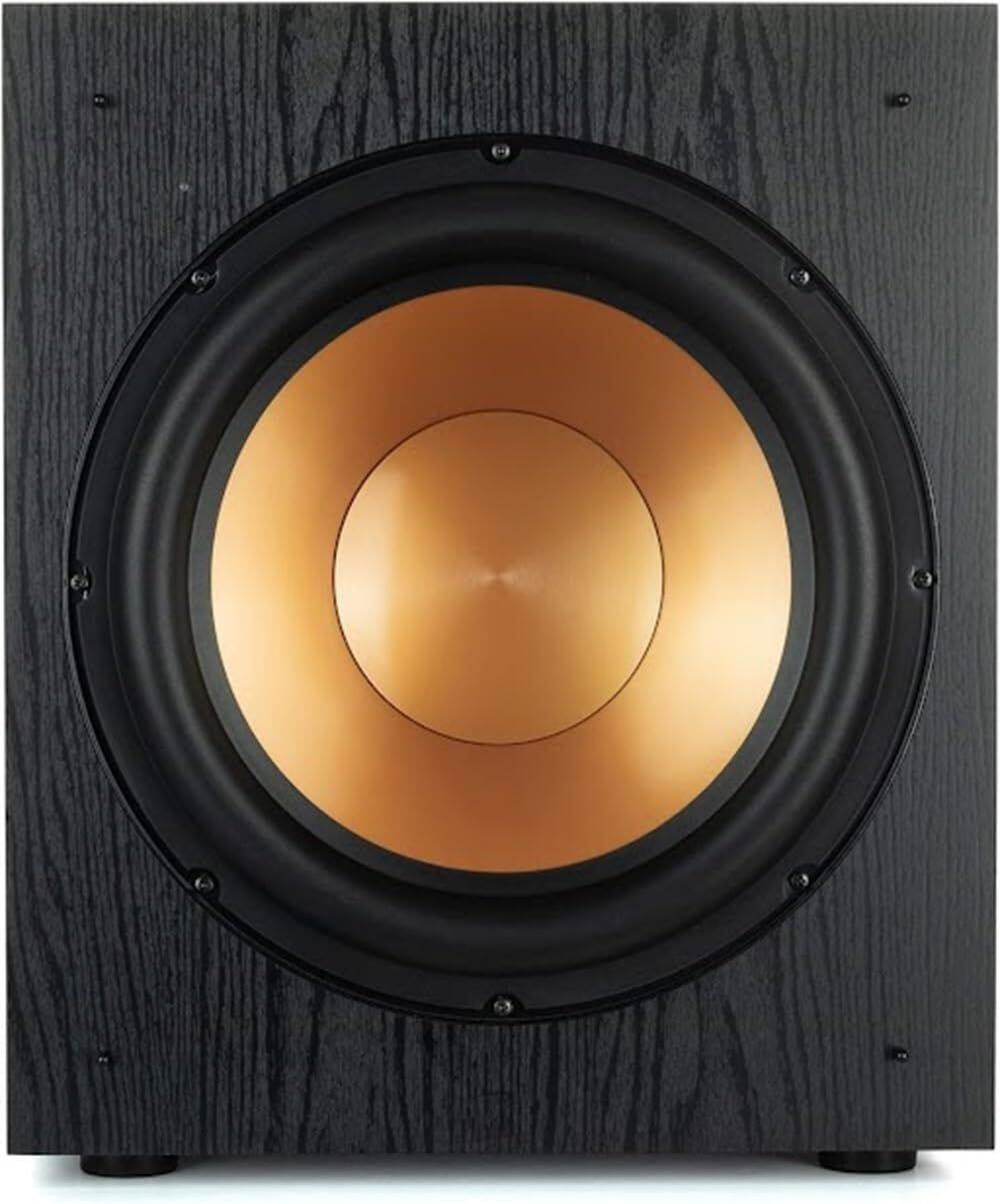 Angle. Klipsch - Klipsch SUB-120-BLACK Synergy Black Label Subwoofer Speaker with 3 Year Amber Protection Plan (2020) - Black.