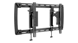 ErgoAV - 46″ -100″ Extend & Tilt TV Mount - Black - Front_Zoom