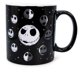 Disney - The Nightmare Before Christmas Jack Moon Phases Ceramic Mug | 20 Ounces - Black