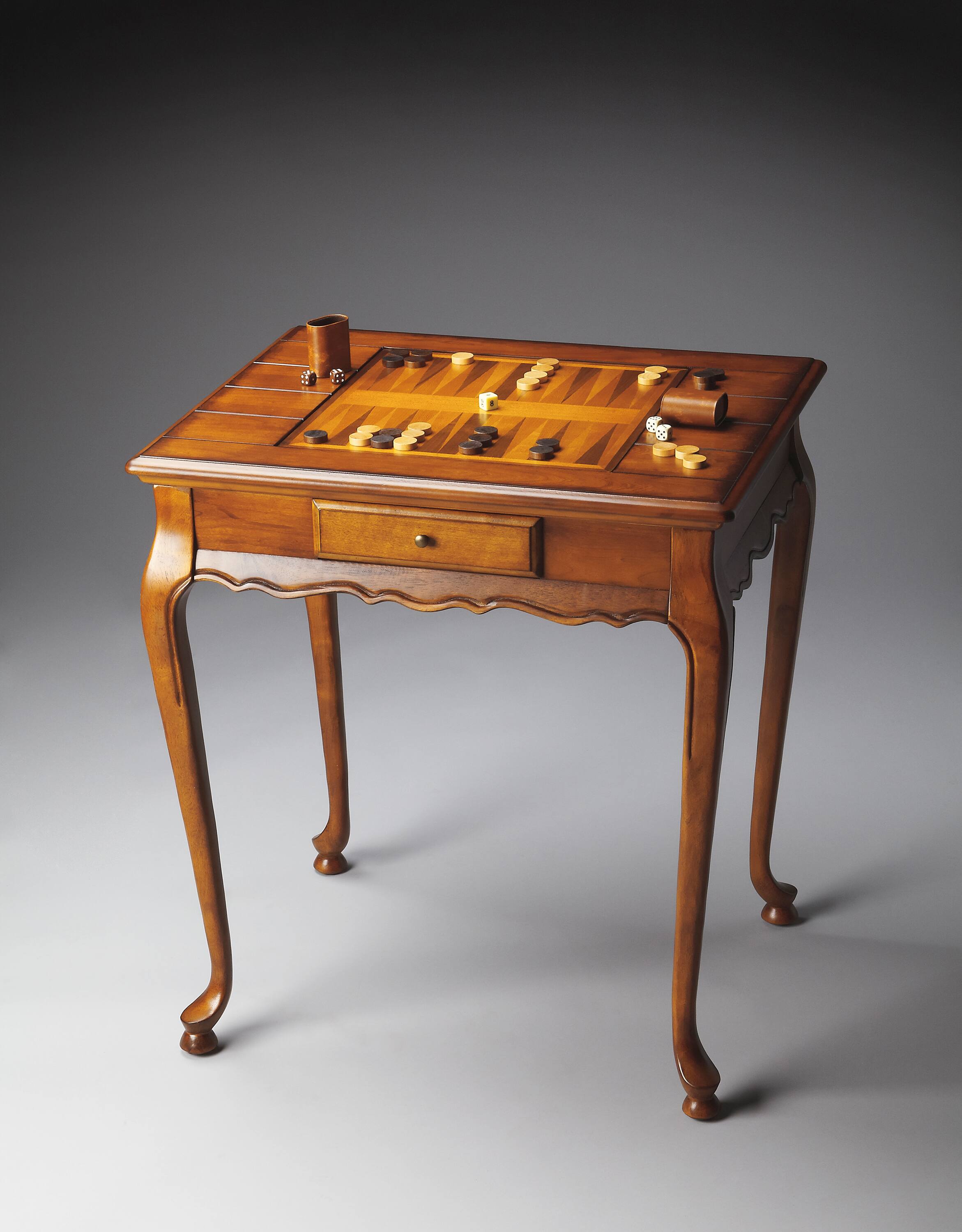 Alt View 3. Butler Specialty - Bannockburn Game Table - Medium Brown.