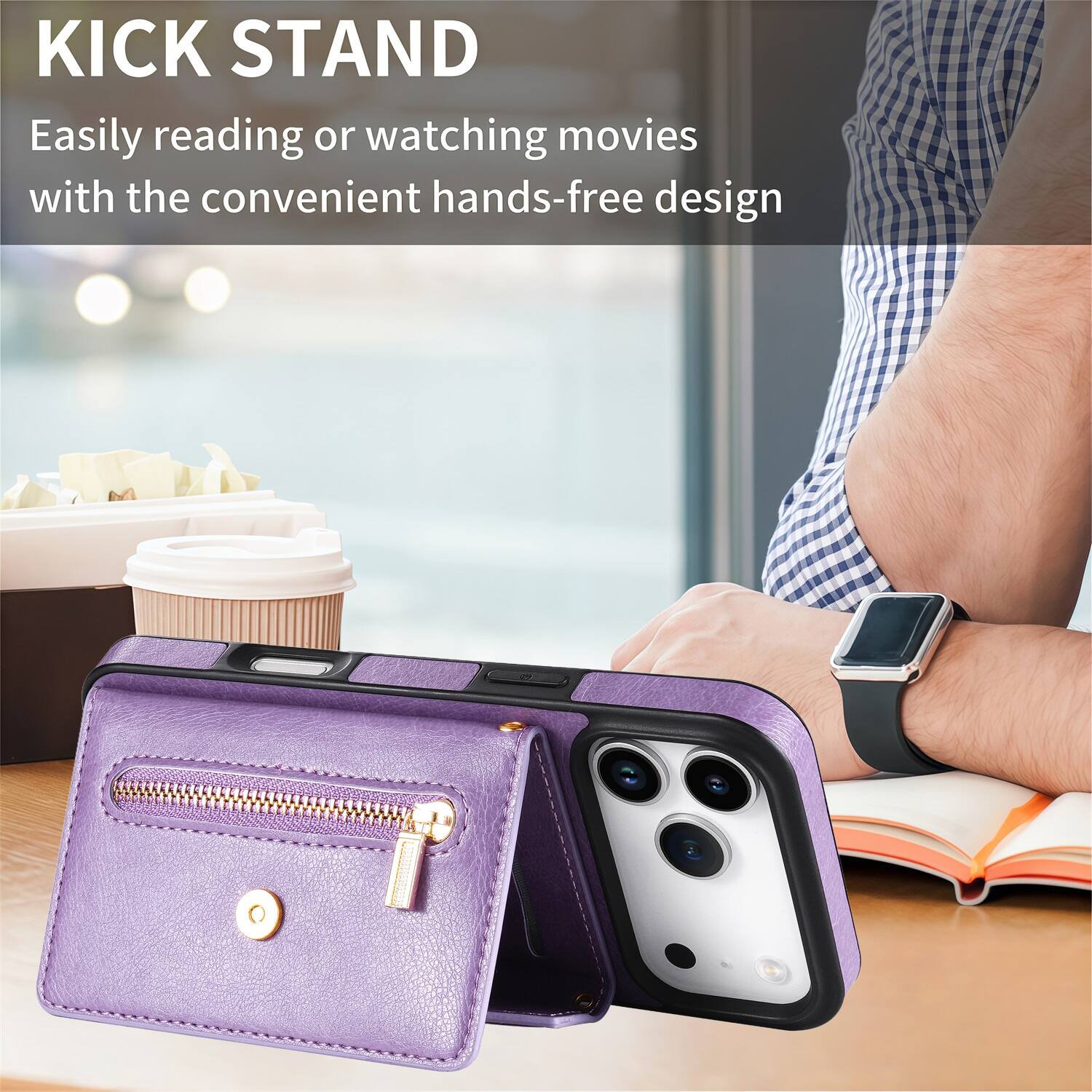 KICK STAND

Easily reading or watching movies with the convenient hands-free design
