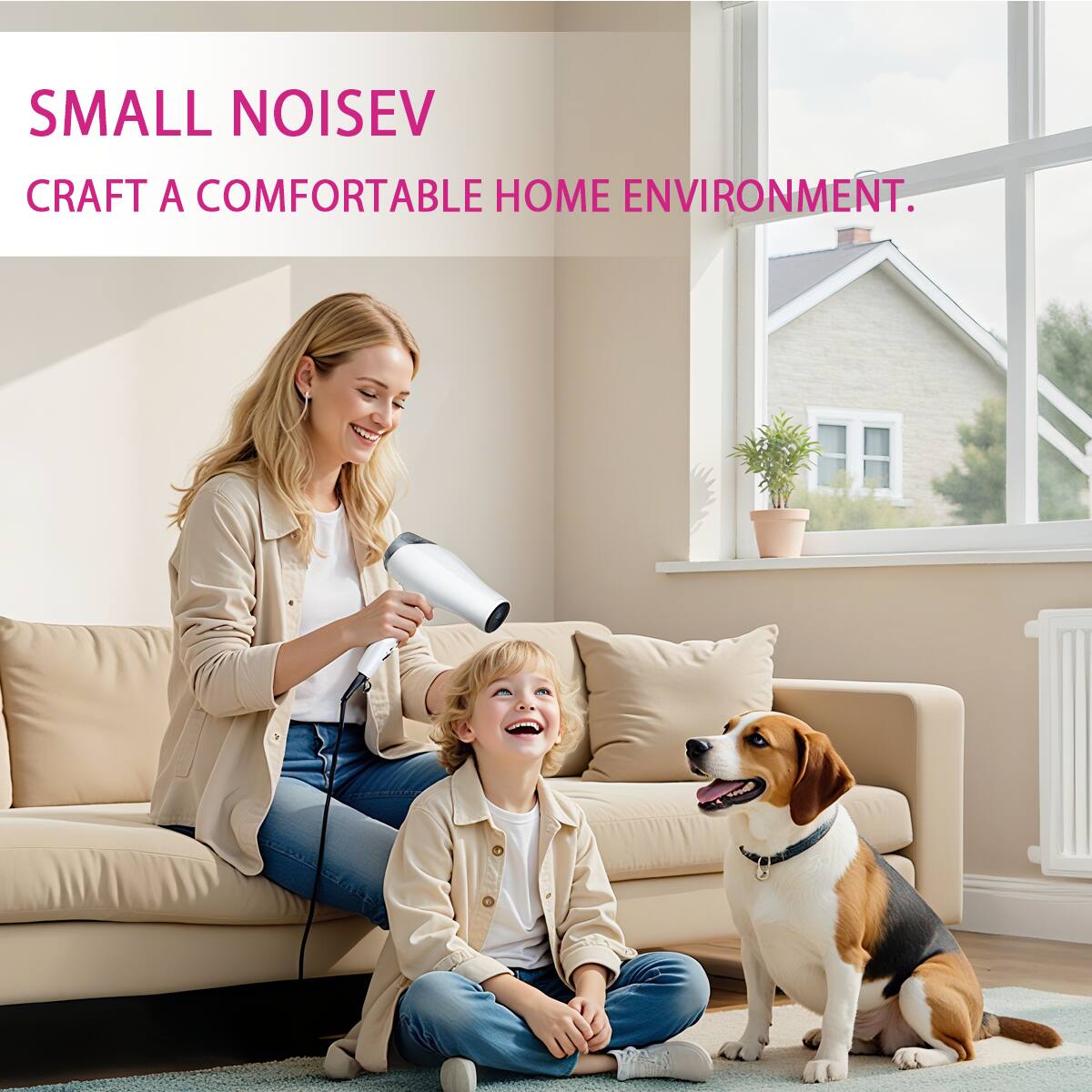 SMALL NOISEV  
CRAFT A COMFORTABLE HOME ENVIRONMENT.