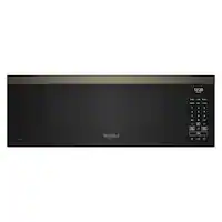 Whirlpool - 1.1 Cu. Ft. Over the Range Microwave with Sensor Cooking and 1800-Watts Cooking Power - Black Stainless Steel - Front_Zoom