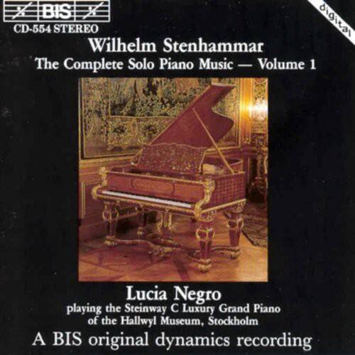 BIS  
CD-554 STEREO  

Wilhelm Stenhammar  
The Complete Solo Piano Music — Volume 1  

Lucia Negro  
playing the Steinway C Luxury Grand Piano of the Hallwyl Museum, Stockholm  

A BIS original dynamics recording