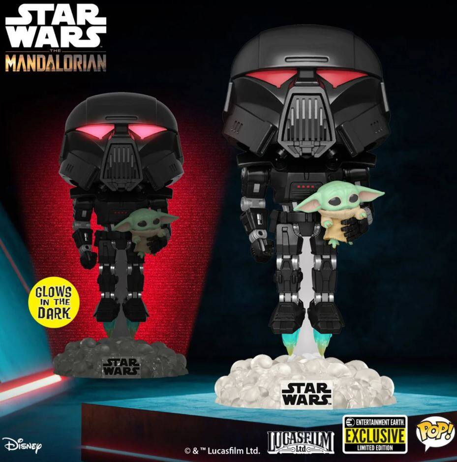 Funko Pop! Star Wars - Dark Trooper with Grogu 488 au meilleur prix sur
