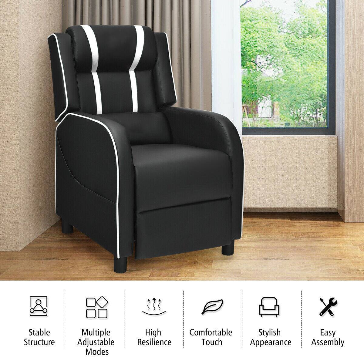 Stable Structure  
Multiple Adjustable Modes  
High Resilience  
Comfortable Touch  
Stylish Appearance  
Easy Assembly