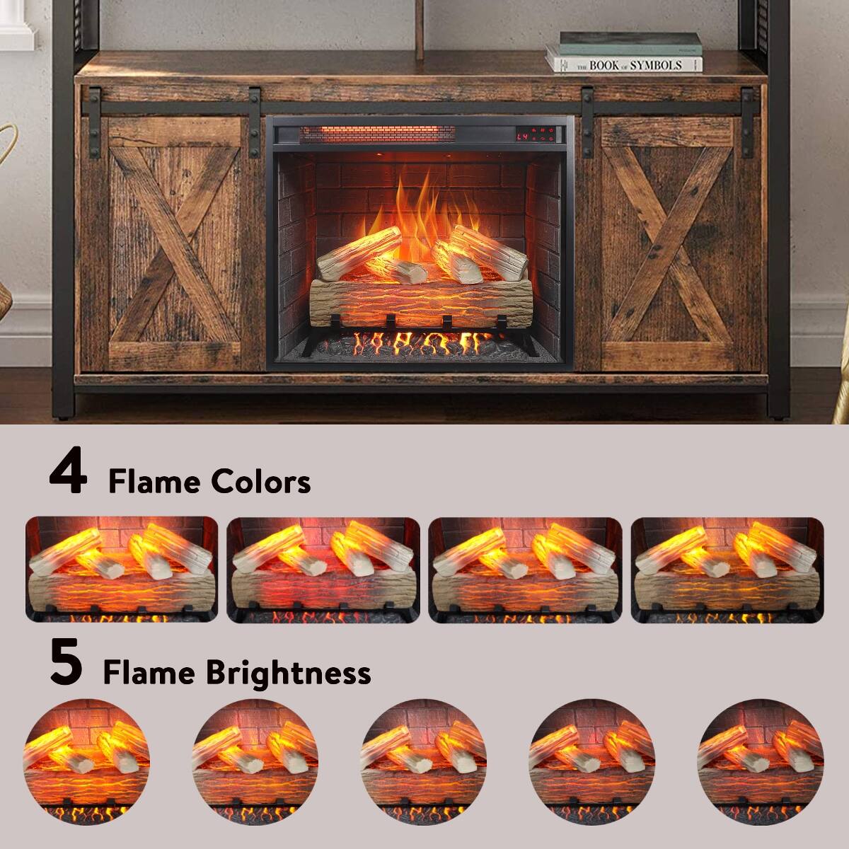 BOOK SYMBOLS

4 Flame Colors

5 Flame Brightness