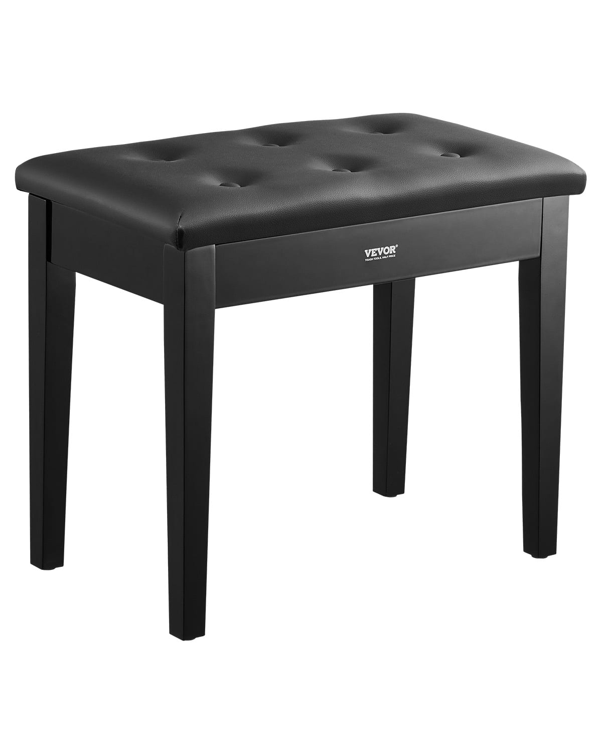 "VEVOR - Piano Bench, 22"" x 13.78"" x 19"", Keyboard Piano Chair with High-Density Padded Cushion, Storage Compartment - Black" price history on PriceWatchPro