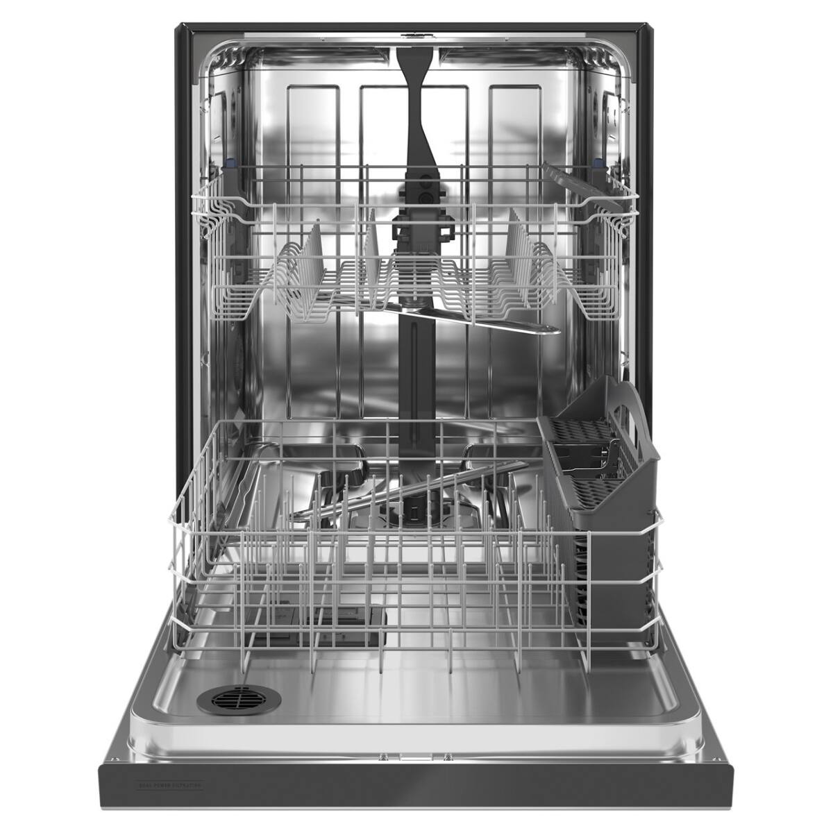 Alt View 10. Maytag - 24" Front Control Built-In Stainless Steel Tub Dishwasher with Dual Power Filtration, PowerBlast Cycle, 50 dBA - Fingerprint Resistant Stainless Steel.