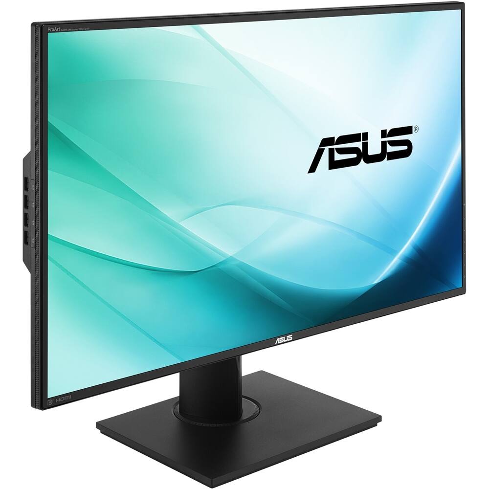 Left. ASUS - PA328Q 32" IPS LCD 4K UHD Monitor - Black.