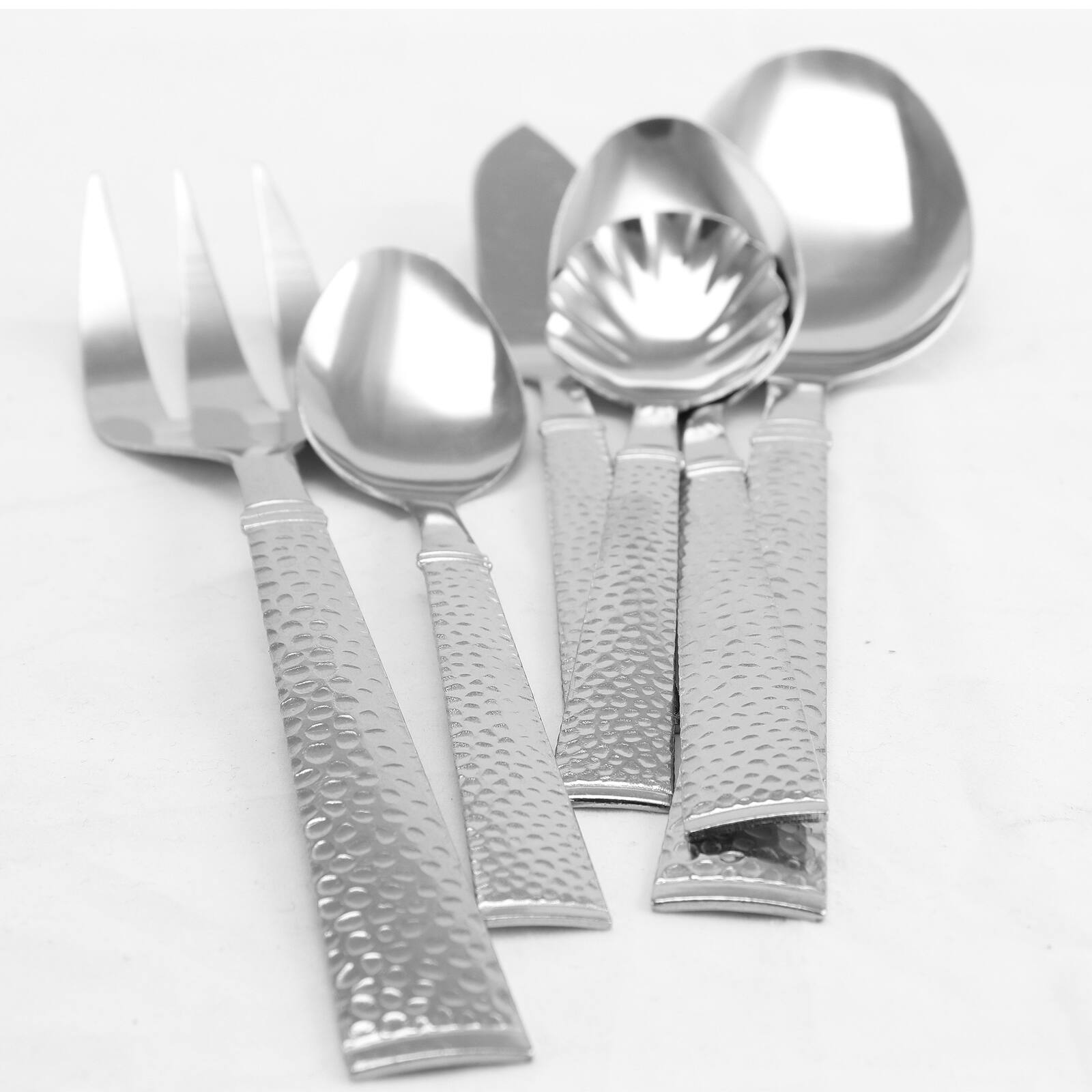 Alt View 2. Gibson - Gibson Home Prato 45 Piece Flatware Set - Silver.