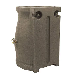 Good Ideas - Rain Wizard 50 Gallon Plastic Rain Barrel Urn, Sandstone (2 Pack)