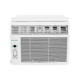 Keystone - 6,000 BTU 115V 250 Sq. Ft. Window Air Conditioner - White