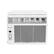 Front. Keystone - 250 Sq. Ft. 6,000 BTU 115V Window Air Conditioner with Remote - White.