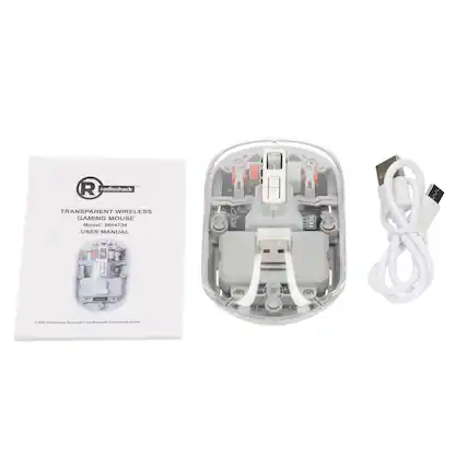 RadioShack - Transparent Wireless Gaming Mouse
Model: 2604734
User Manual