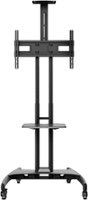 Kanto - Mobile TV Stand for Most Flat-Panel TVs Up to 65" - Black - Front_Zoom