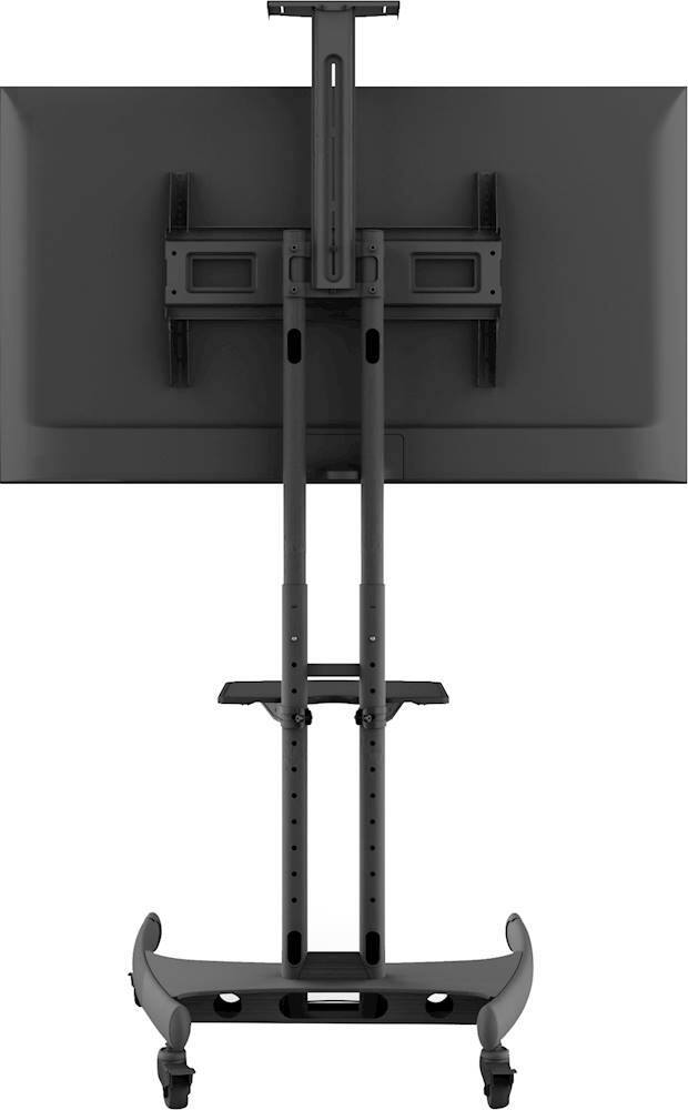 Alt View 13. Kanto - Mobile TV Stand for Most Flat-Panel TVs Up to 65" - Black.
