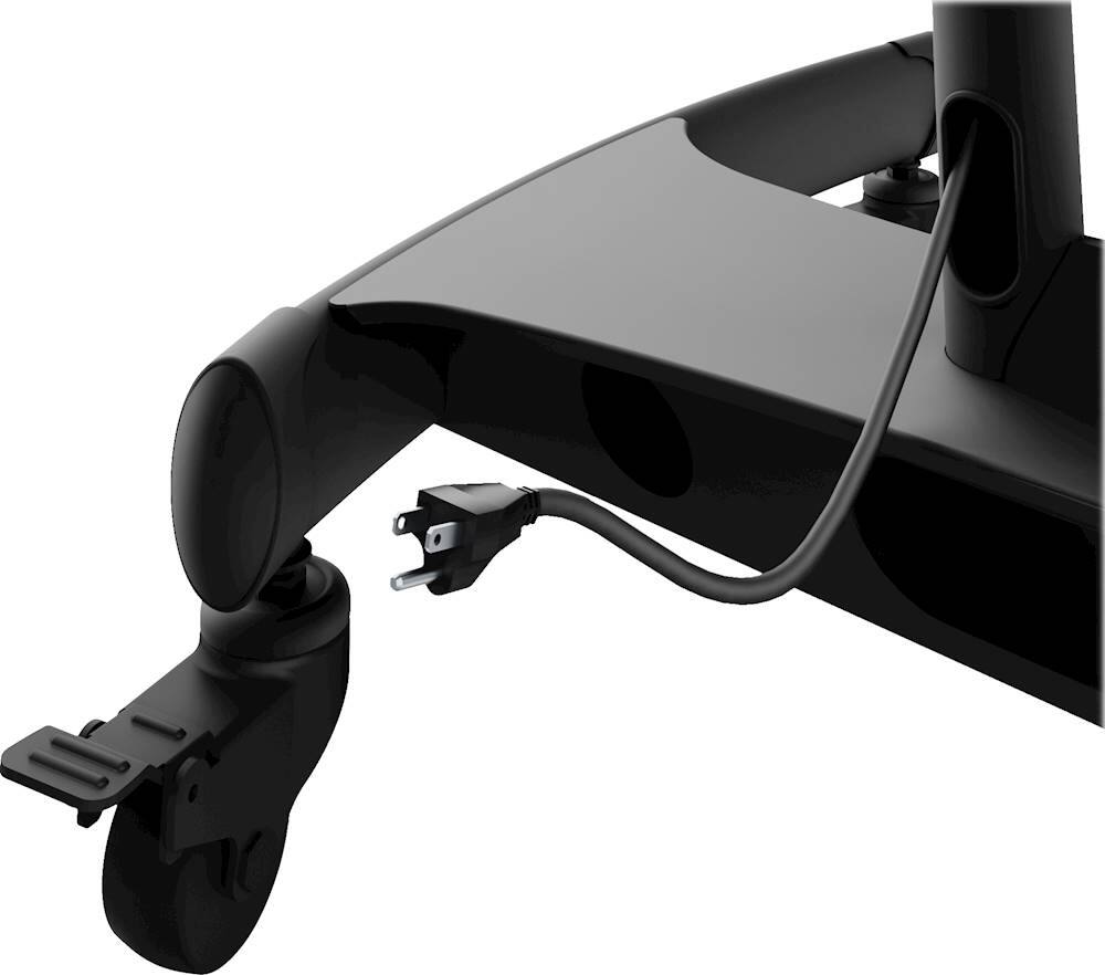 Alt View 18. Kanto - Mobile TV Stand for Most Flat-Panel TVs Up to 65" - Black.