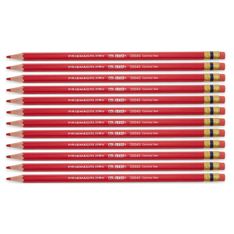 Prismacolor - Col-Erase  Colored Pencil  Carmine Red  Box of 12