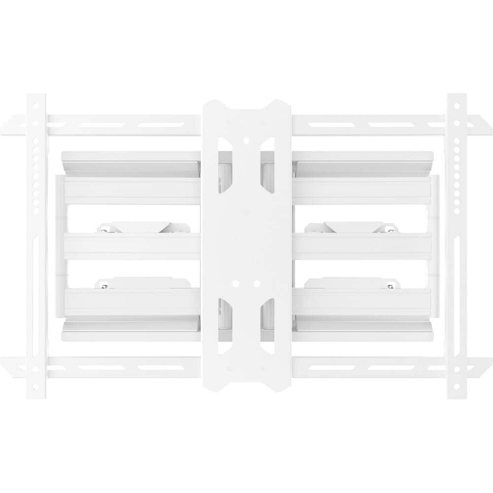 Front. Kanto - Full-Motion TV Wall Mount for Most 37" - 75" TVs - Extends 21.8" - White.