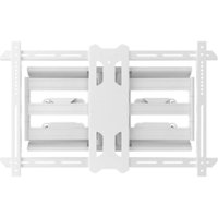 Kanto - Full-Motion TV Wall Mount for Most 37" - 75" TVs - Extends 21.8" - White - Front_Zoom