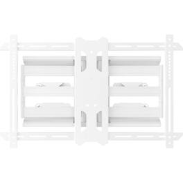 Kanto - Full-Motion TV Wall Mount for Most 37" - 75" TVs - Extends 21.8" - White