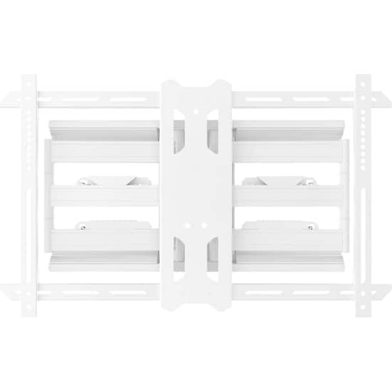 Kanto Full Motion Tv Wall Mount For Most 37 75 Tvs Extends 21 8 White Pdx650w Best Buy