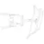 Alt View 11. Kanto - Full-Motion TV Wall Mount for Most 37" - 75" TVs - Extends 21.8" - White.