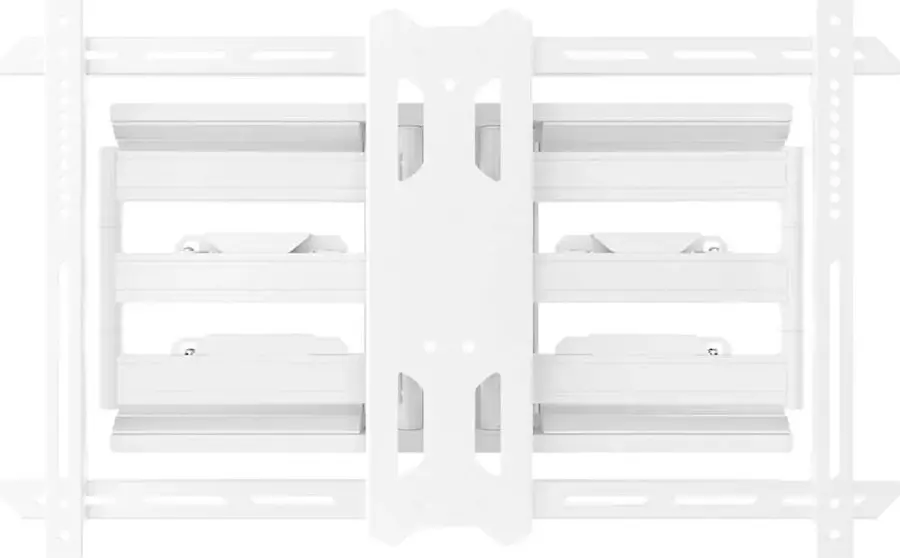 Alt View 15. Kanto - Full-Motion TV Wall Mount for Most 37" - 75" TVs - Extends 21.8" - White.
