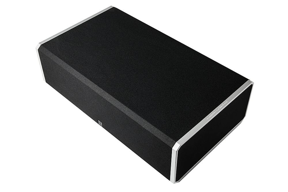 Angle. Definitive Technology - CS-9080 Center Channel Speaker with Integrated 8" Powered Subwoofer - Black.