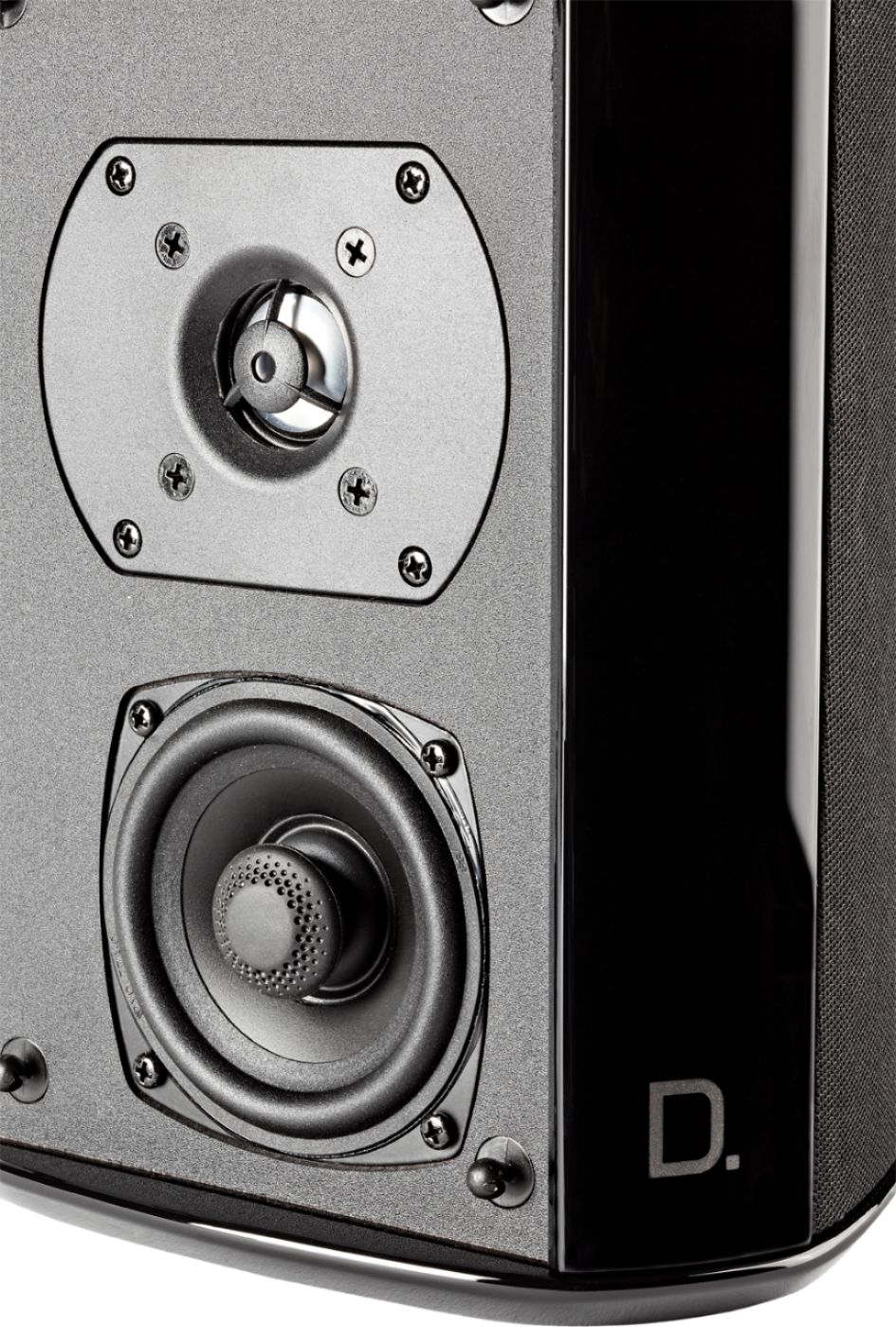Left View: Definitive Technology - SR-9040 10” Bipolar Surround Speaker, High Performance, Premium Sound Quality, Single - Black