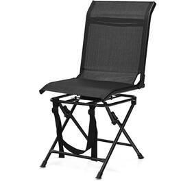 Boyel Living - All Weather Outdoor Foldable 360 Degree Swivel Chair 36.0-in x 21.0-in x 18.0-in 12.90-lb - Black