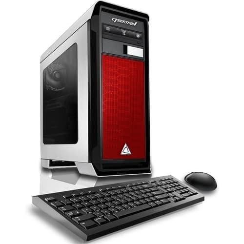 CybertronPC - Rhodium R7 Desktop - AMD FX-Series - 16GB Memory - AMD Radeon R7 360 - 2TB Hard Drive - Red - Larger Front