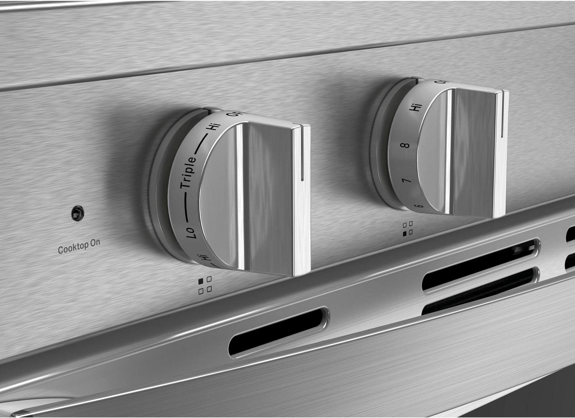 Triple Hi  
8  
7  
6  
5  
4  
3  
2  
1  
0  

Cooktop On  

Triple Hi  
8  
7  
6  
5  
4  
3  
2  
1  
0