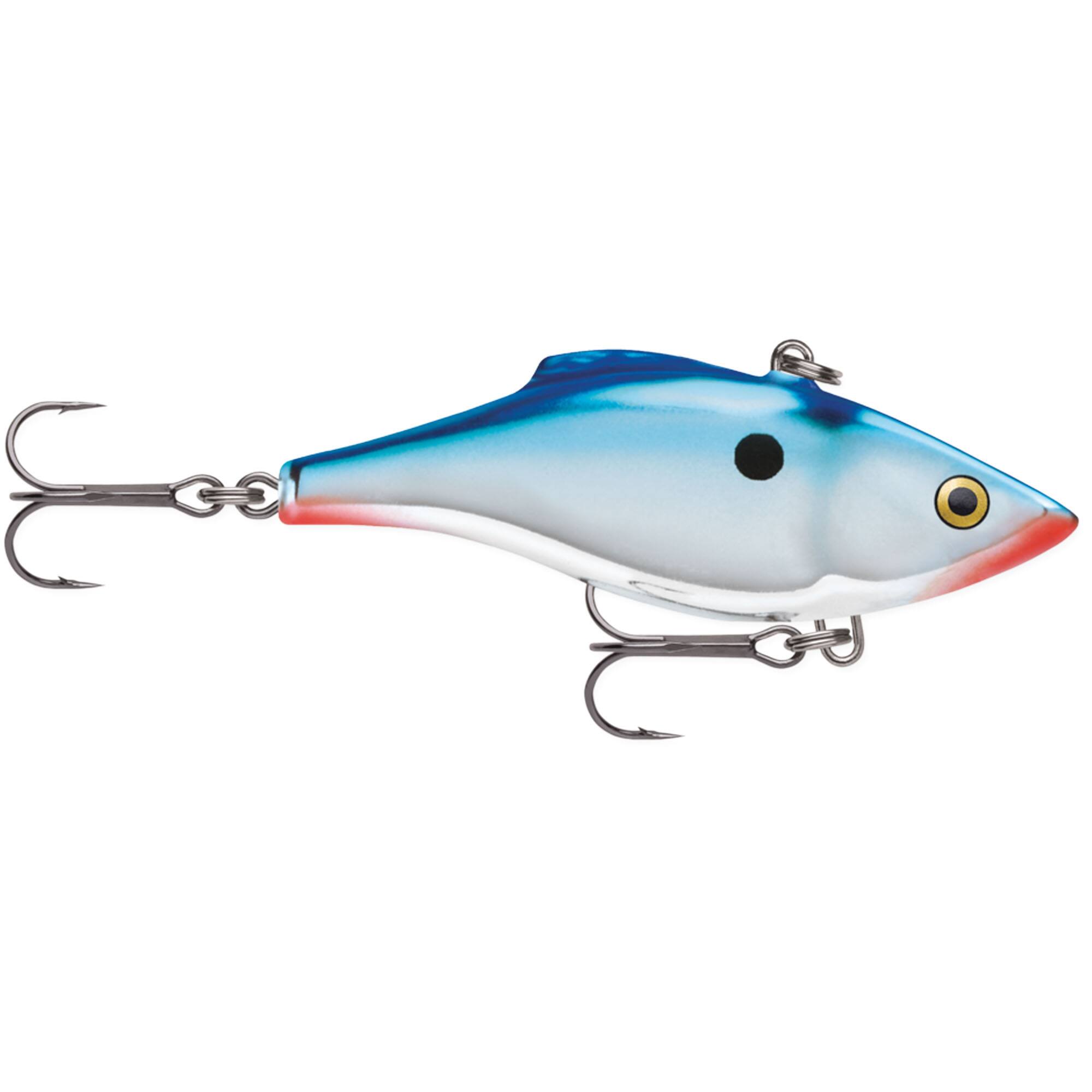 Front. Rapala - Rapala Rattlin' Rapala 04, Fishing Lure, Chrome Blue - Chrome Blue.