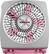 Front. Vornado - FIT 6" Personal Fan - Pink.