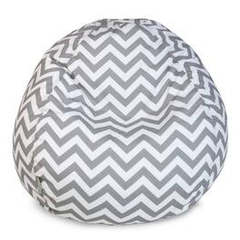Majestic Home - Small Bean Bag Chevron - Gray