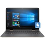 Front. HP - Spectre x360 2-in-1 13.3" Touch-Screen Laptop - Intel Core i7 - 8GB Memory - 1TB Solid State Drive - Ash silver.