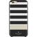 Front. kate spade new york - Hybrid Hardshell Case for Apple® iPhone® 6 Plus and 6s Plus - Stripe 2 Black/White/Gold Foil.