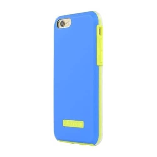 Burton - Dual Layer Case for Apple® iPhone® 6 and 6s - Blue/Glow Lime - Larger Front