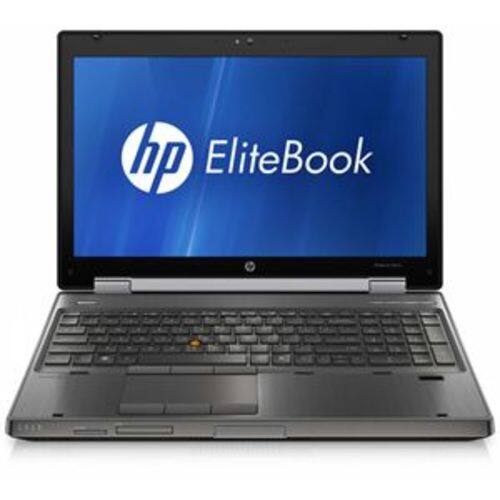 Front Standard. HP - 15.6" EliteBook Notebook - 8 GB Memory - 500 GB Hard Drive - Gunmetal.
