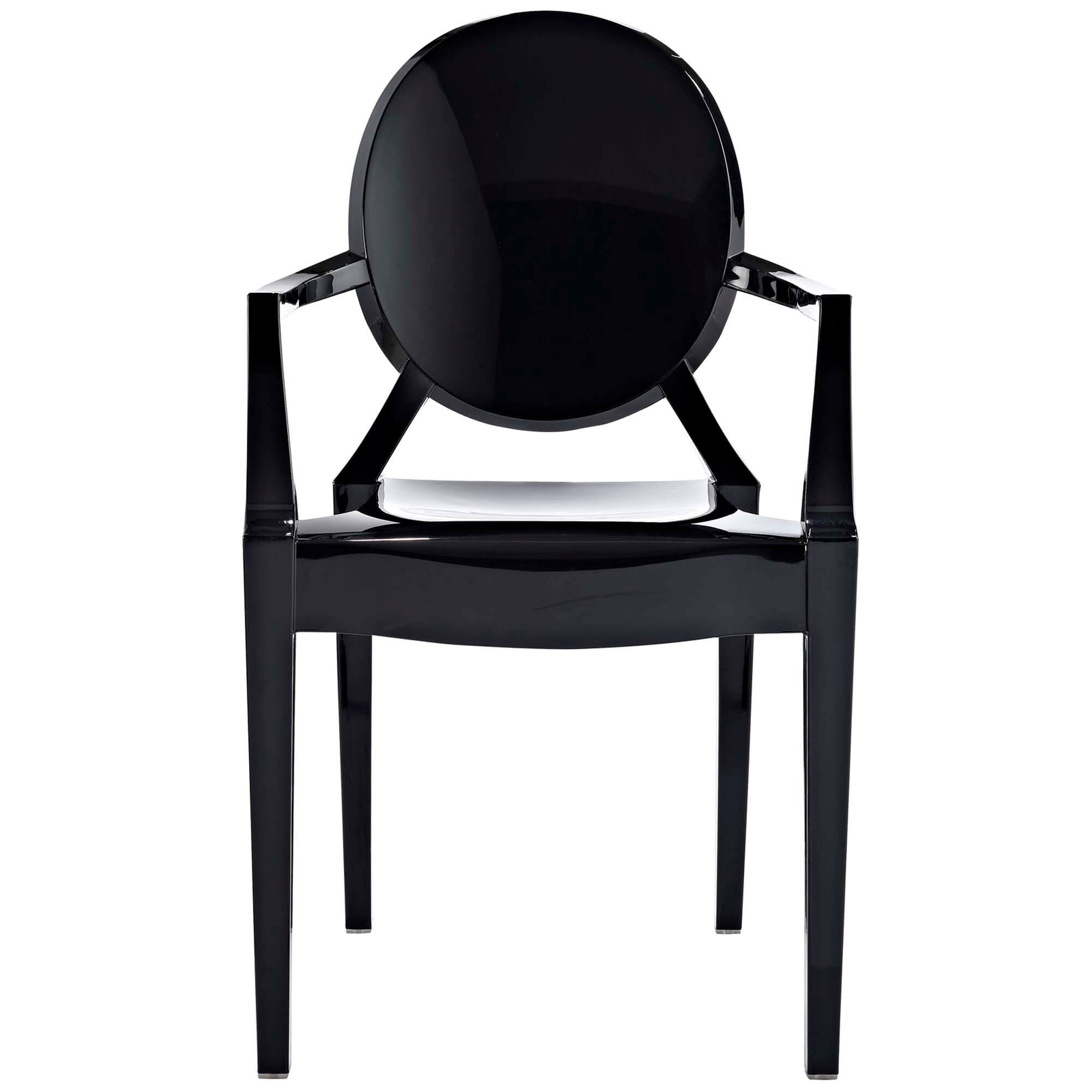 Alt View 3. Modway - Casper Dining Armchair by Modway - Black.