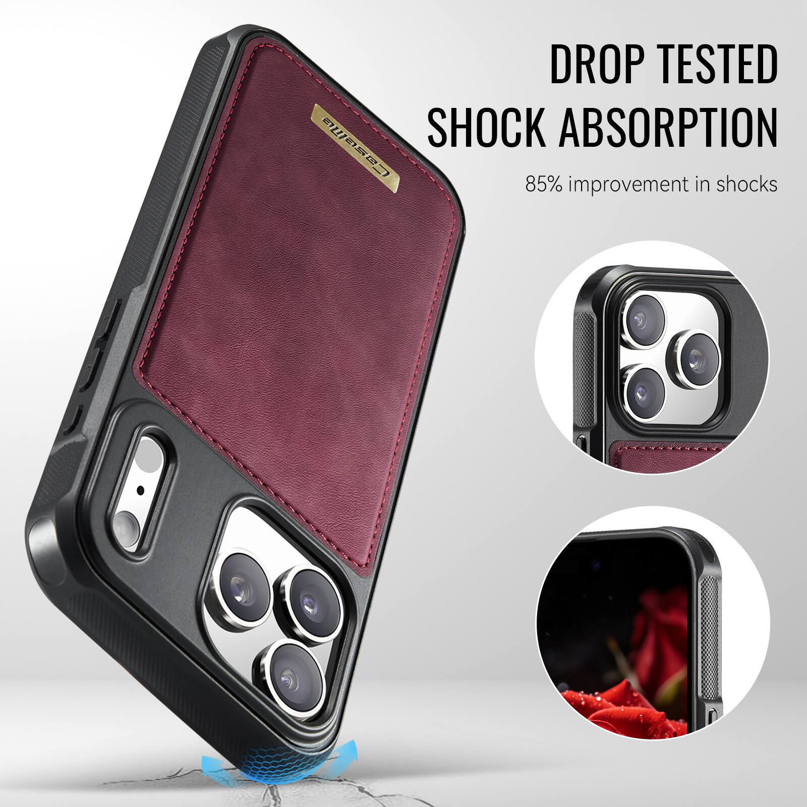 DROP TESTED  
SHOCK ABSORPTION  
85% improvement in shocks
