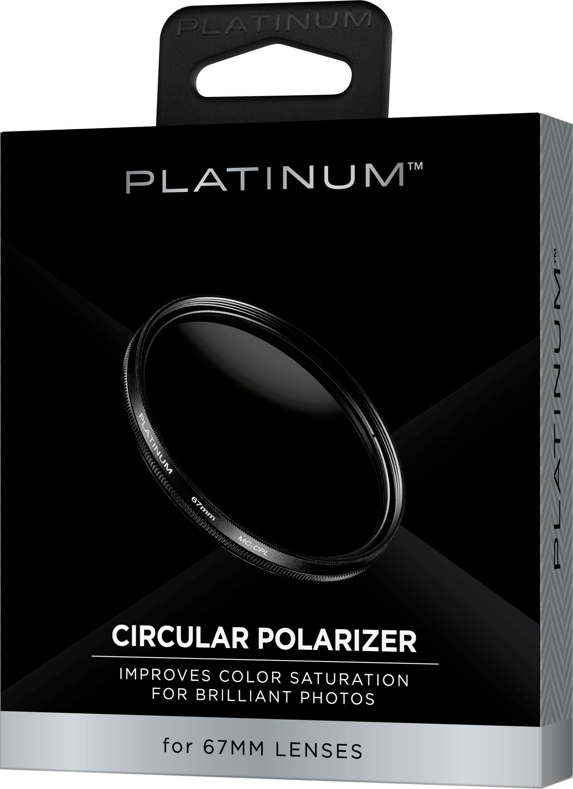 Alt View 11. Platinum™ - 67mm Circular Polarizer Lens Filter - Black.